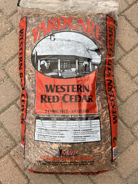 Bagged - Western Red Cedar Mulch